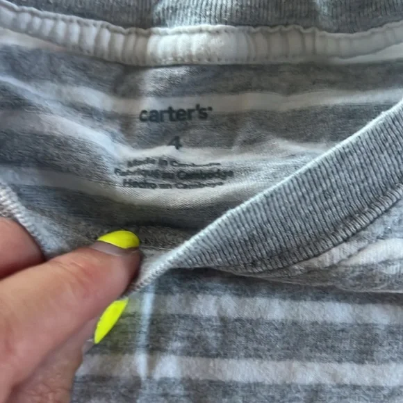 Set of size 4 Carters striped shirts - Picture 4 of 4